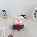 Wholesale Cute Design Cartoon Handcraft Wool Fabric Cover Skin for Airpod (1 / 2) Charging Case (Donald Suit)
